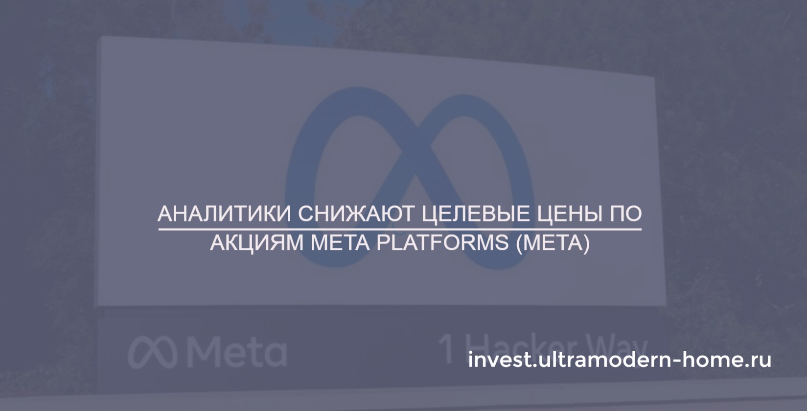 Аналитики снилизи прогнозы и целевые цены для акций Meta Platforms (META)